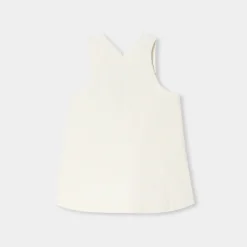 Jacadi Kleider>Schürzenkleid aus Samt Kleinkind Mädchen WEICHES JACADI WEISS