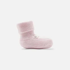 Jacadi Socken, Strumpfhosen Und Stiefelchen|Socken Und Strumpfhosen>Schuhe aus Strick für Baby Mädchen ROSA BLASS JACADI