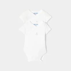 Jacadi Bodies>Set aus 2 Bodys mit kurzen Ärmeln JACADI WEISS