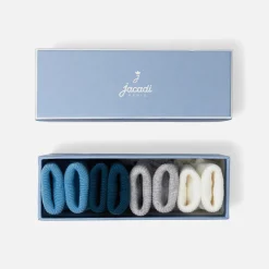 Jacadi Socken Und Stiefelchen|Socken>Set aus 4 Paar Socken für Baby Jungen BLAU/MEHRFARBIG