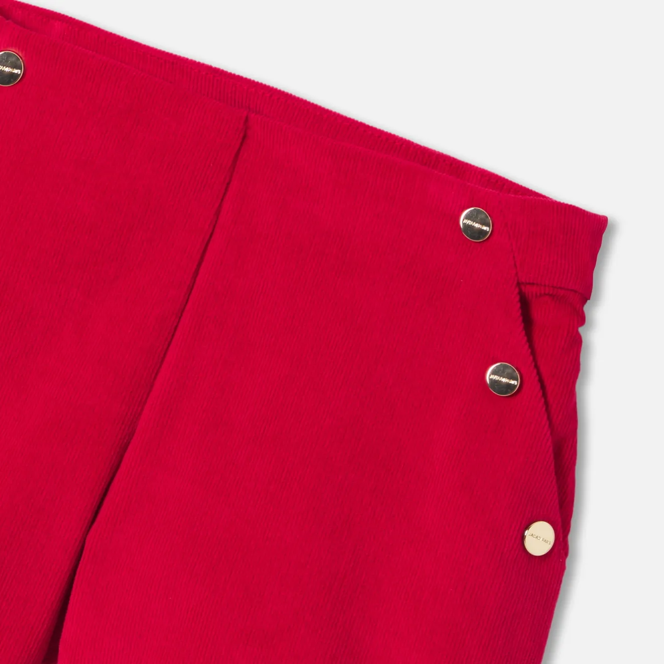 Jacadi Shorts & Kurze Overalls>Shorts aus Samt für Mädchen RUBINROT