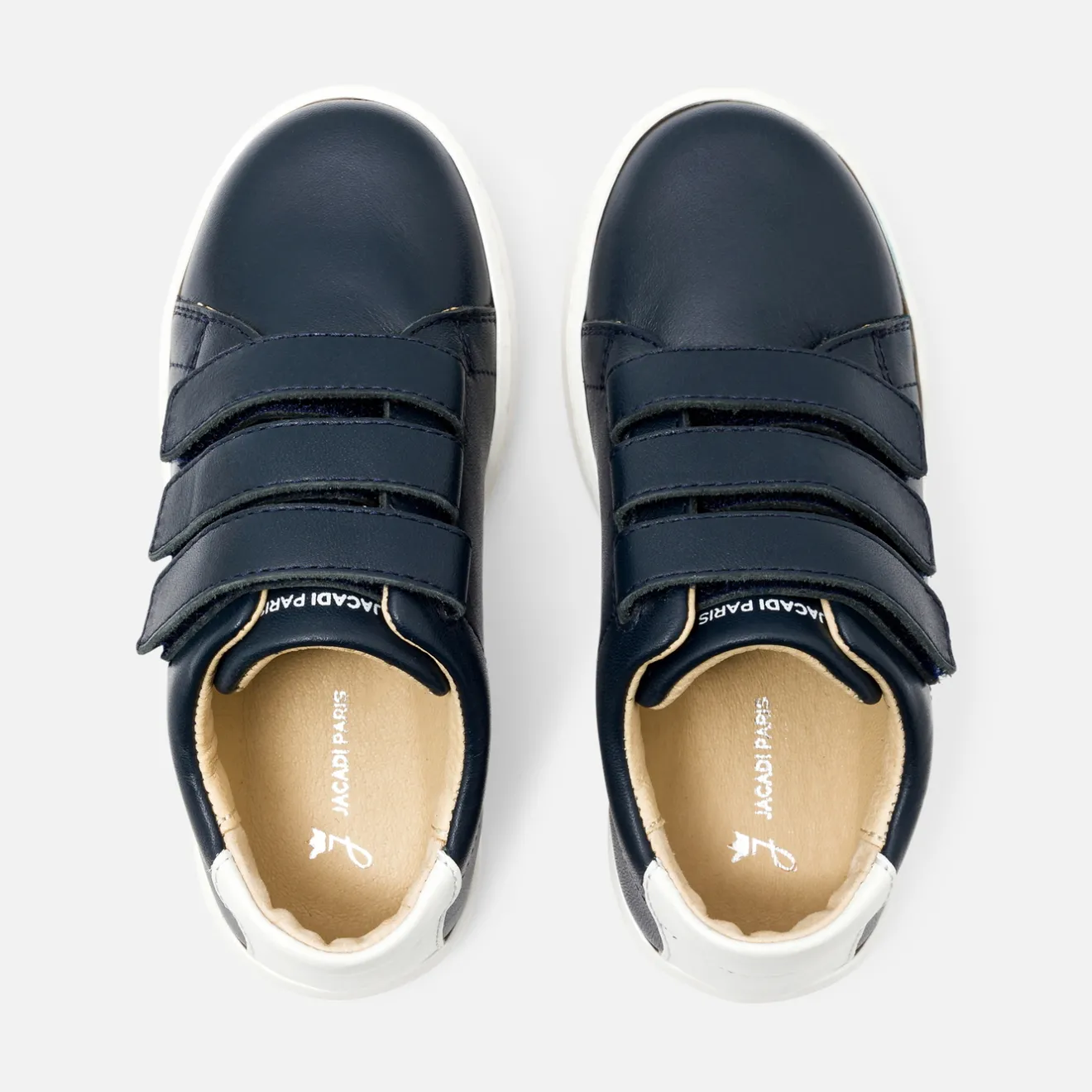 Jacadi Sneakers>Sneakers aus Glattleder für Jungen MARINEBLAU JACADI