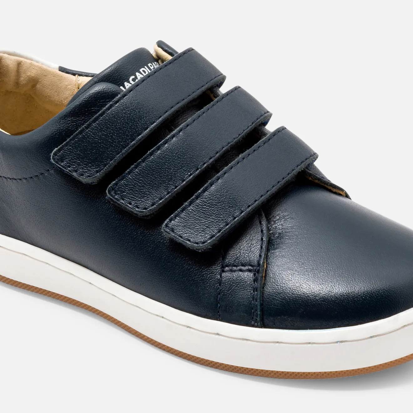 Jacadi Sneakers>Sneakers aus Glattleder für Jungen MARINEBLAU JACADI