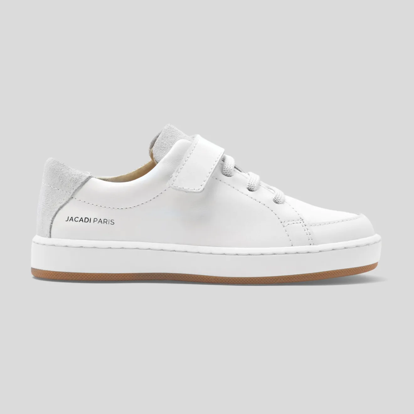 Jacadi Sneakers>Sneakers aus Glattleder für Kind JACADI WEISS