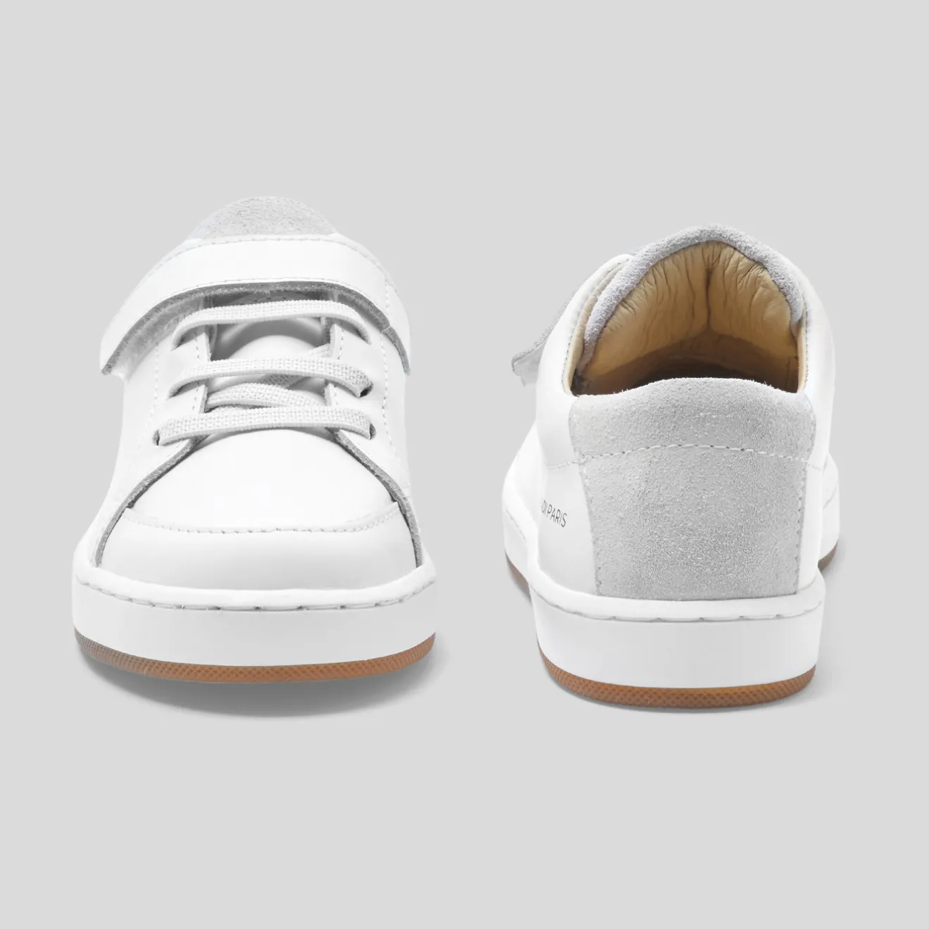 Jacadi Sneakers>Sneakers aus Glattleder für Kind JACADI WEISS