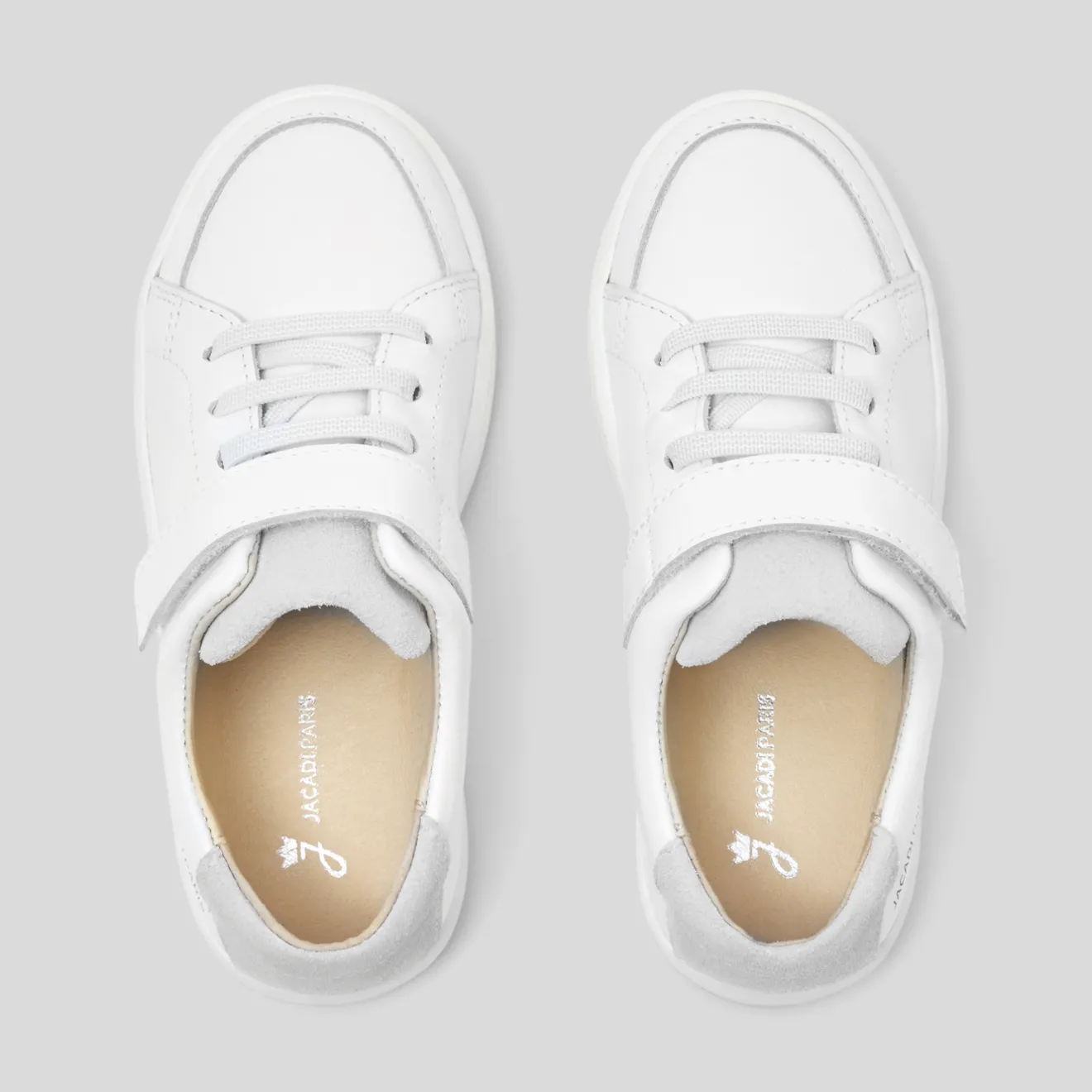 Jacadi Sneakers>Sneakers aus Glattleder für Kind JACADI WEISS