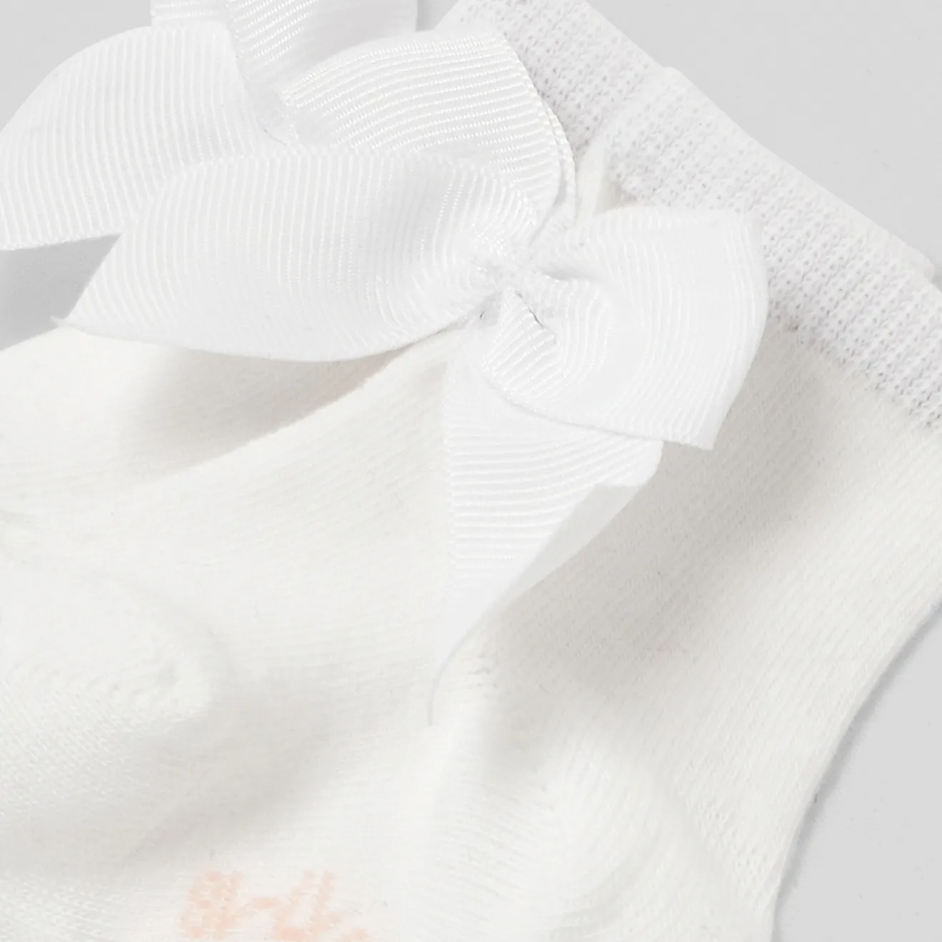 Jacadi Socken, Strumpfhosen Und Stiefelchen|Socken Und Strumpfhosen>Socken mit Schleife für Mädchen JACADI WEISS