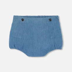 Jacadi Spieler, Latzhosen, Ensembles>Spieler für Babys aus leichtem Denim JEANSHELLBLAU