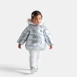 Jacadi Jacken & Mäntel>Steppjacke Kleinkind Mädchen SILBER