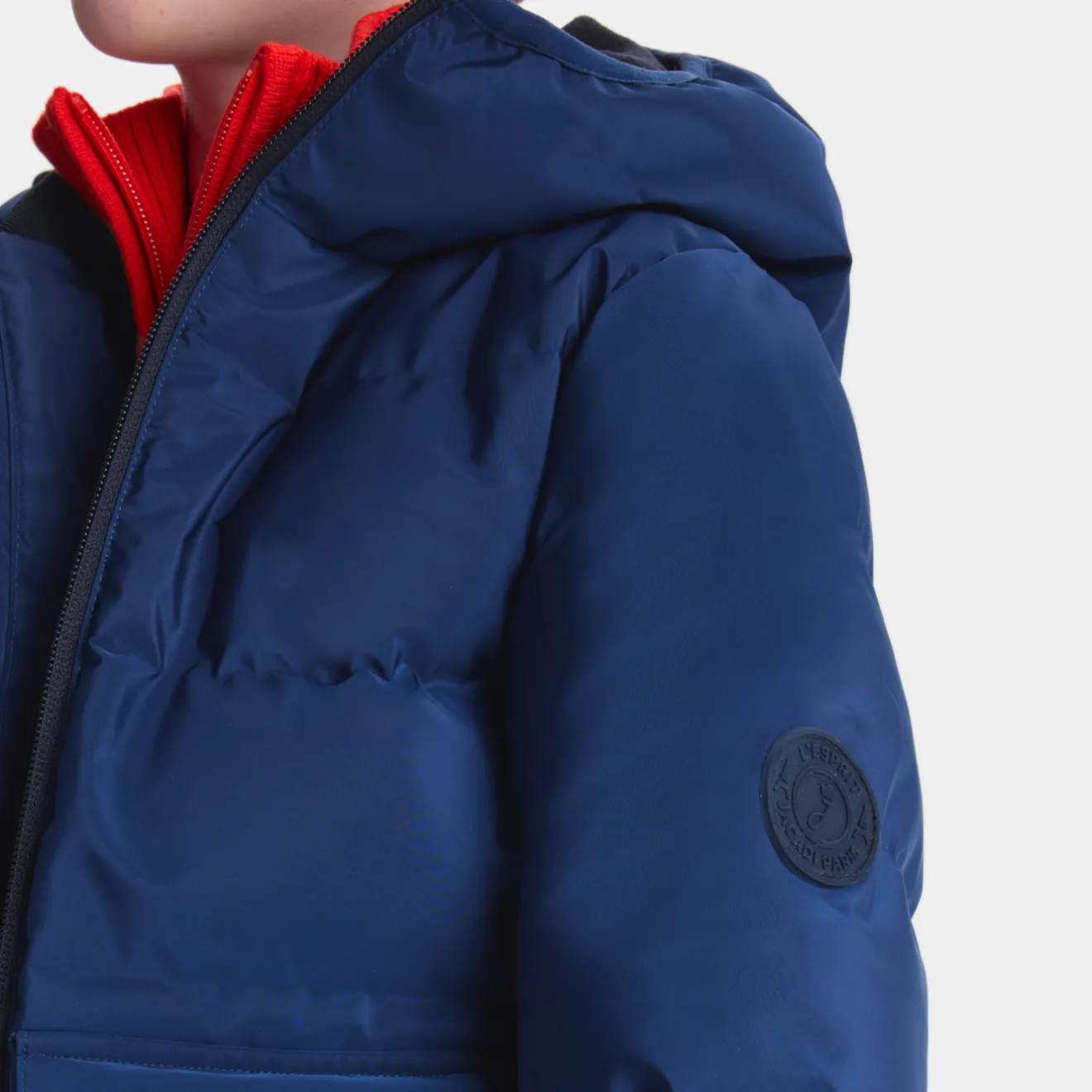 Jacadi Jacken & Mäntel>Steppjacke mit Kapuze für Jungen OZEANBLAU