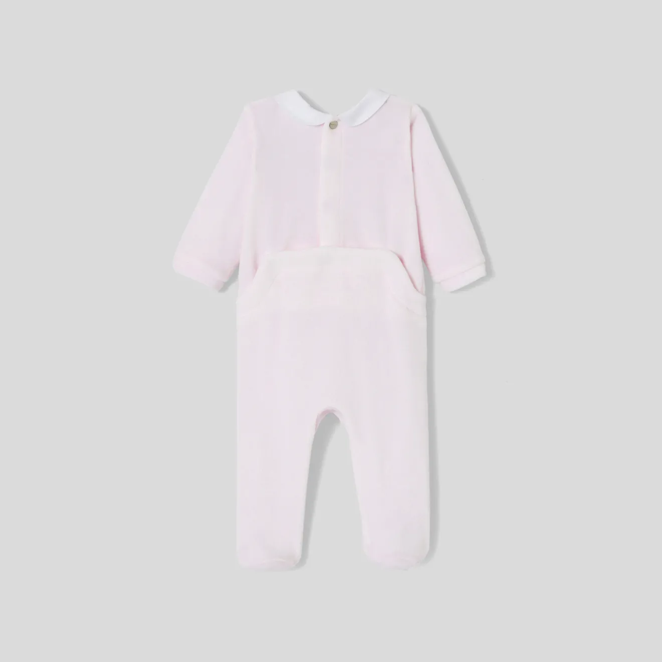 Jacadi Strampler|Strampler & Schlafanzüge>Strampler aus Frotteesamt für Mädchen ROSA BLASS JACADI