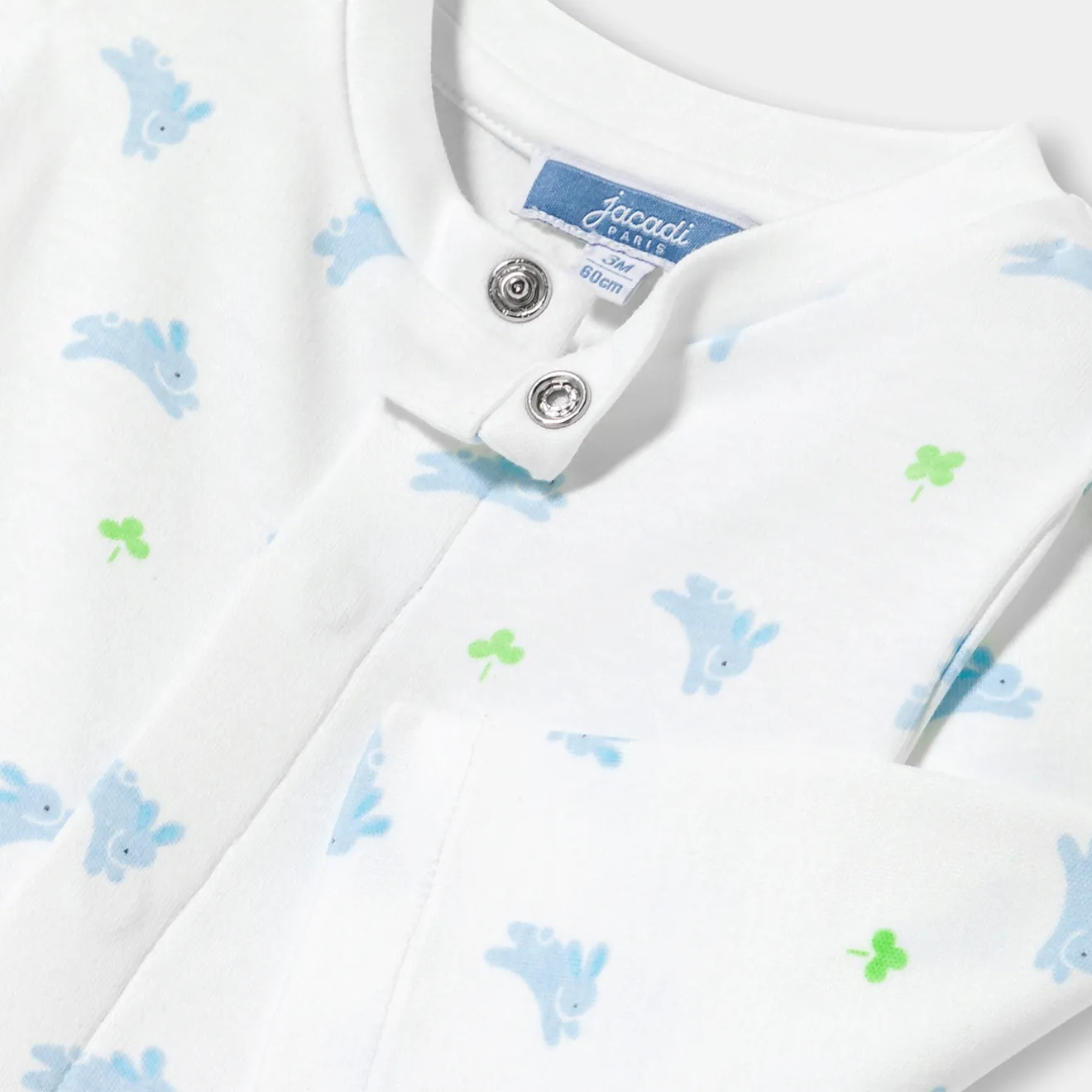 Jacadi Strampler|Strampler & Schlafanzüge>Strampler aus Interlock-Gewebe für Baby Jungen WEISS/MEHRFARBIG