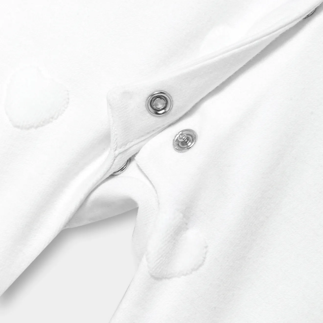 Jacadi Strampler|Strampler & Schlafanzüge>Strampler aus Jersey für Mädchen mit Wolkenmotiv JACADI WEISS