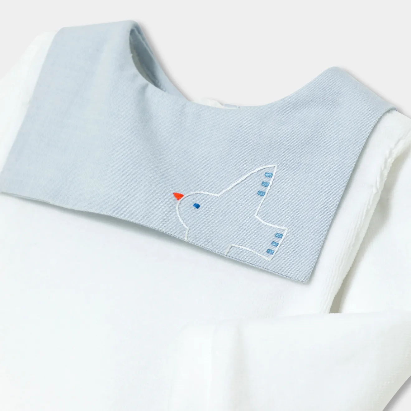 Jacadi Strampler|Strampler & Schlafanzüge>Strampler aus Samt für Baby Jungen JACADI WEISS