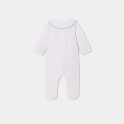 Jacadi Strampler|Strampler & Schlafanzüge>Strampler aus Samt für Mädchen ROSA BLASS JACADI