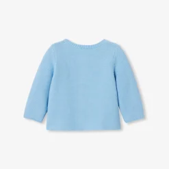 Jacadi Pullover & Cardigans>Strickjacke aus Baumwolle OZEANBLAU