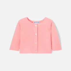 Jacadi Pullover & Cardigans>Strickjacke aus Kaschmir für Mädchen INDIEN ROSA