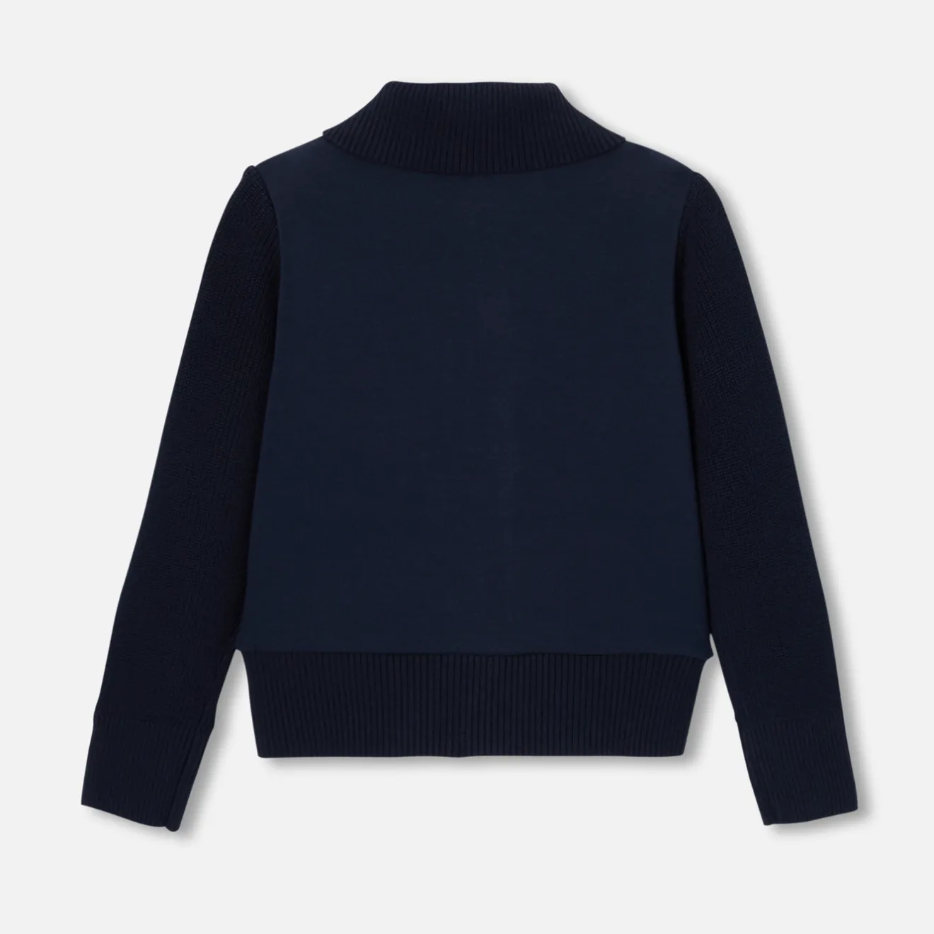 Jacadi Pullover, Sweatshirts, Strickjacken>Strickjacke aus Materialmix für Jungen MARINEBLAU JACADI