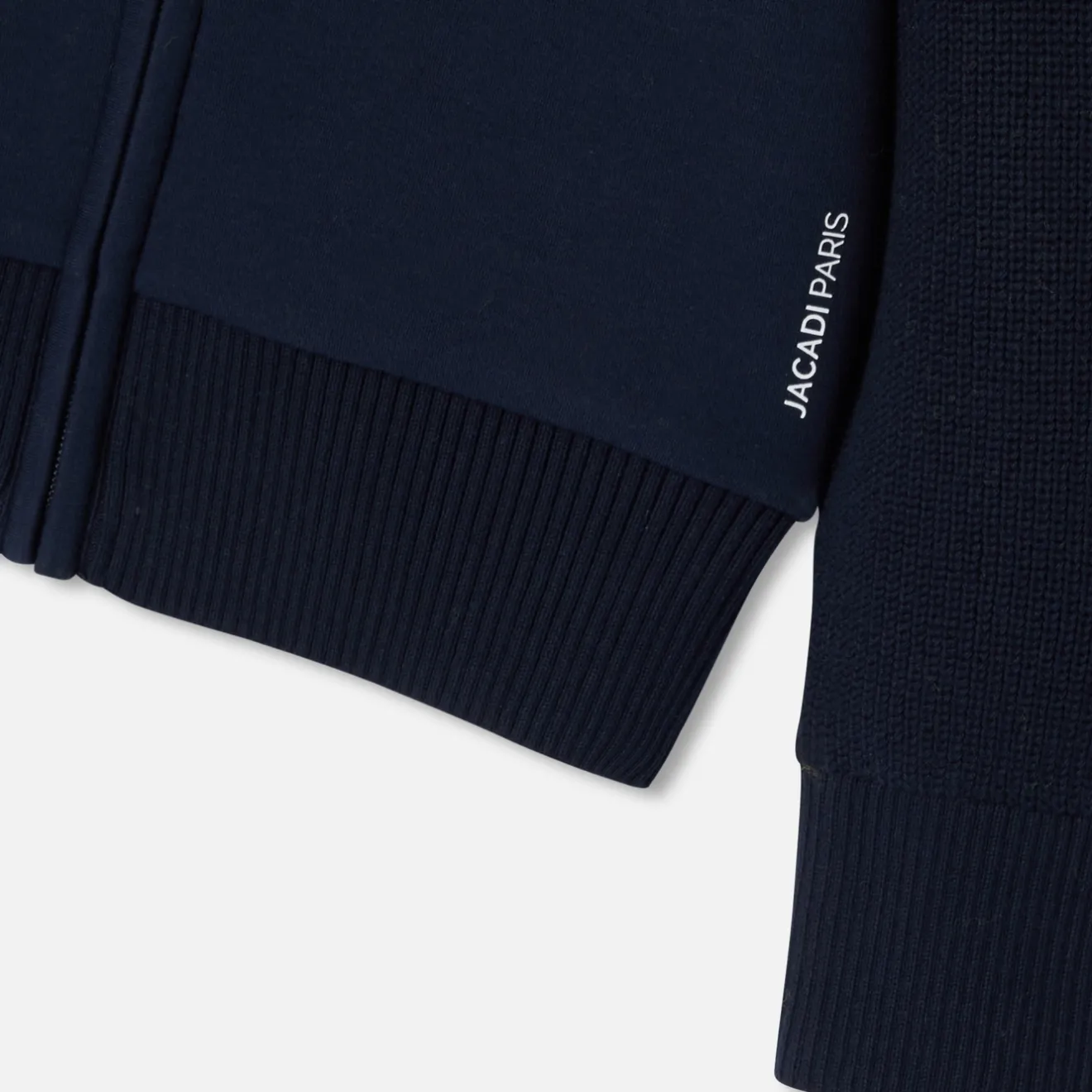 Jacadi Pullover, Sweatshirts, Strickjacken>Strickjacke aus Materialmix für Jungen MARINEBLAU JACADI