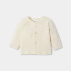 Jacadi Pullover & Cardigans>Strickjacke für Babys aus Kaschmir WEICHES JACADI WEISS