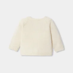 Jacadi Pullover & Cardigans>Strickjacke für Babys aus Kaschmir WEICHES JACADI WEISS