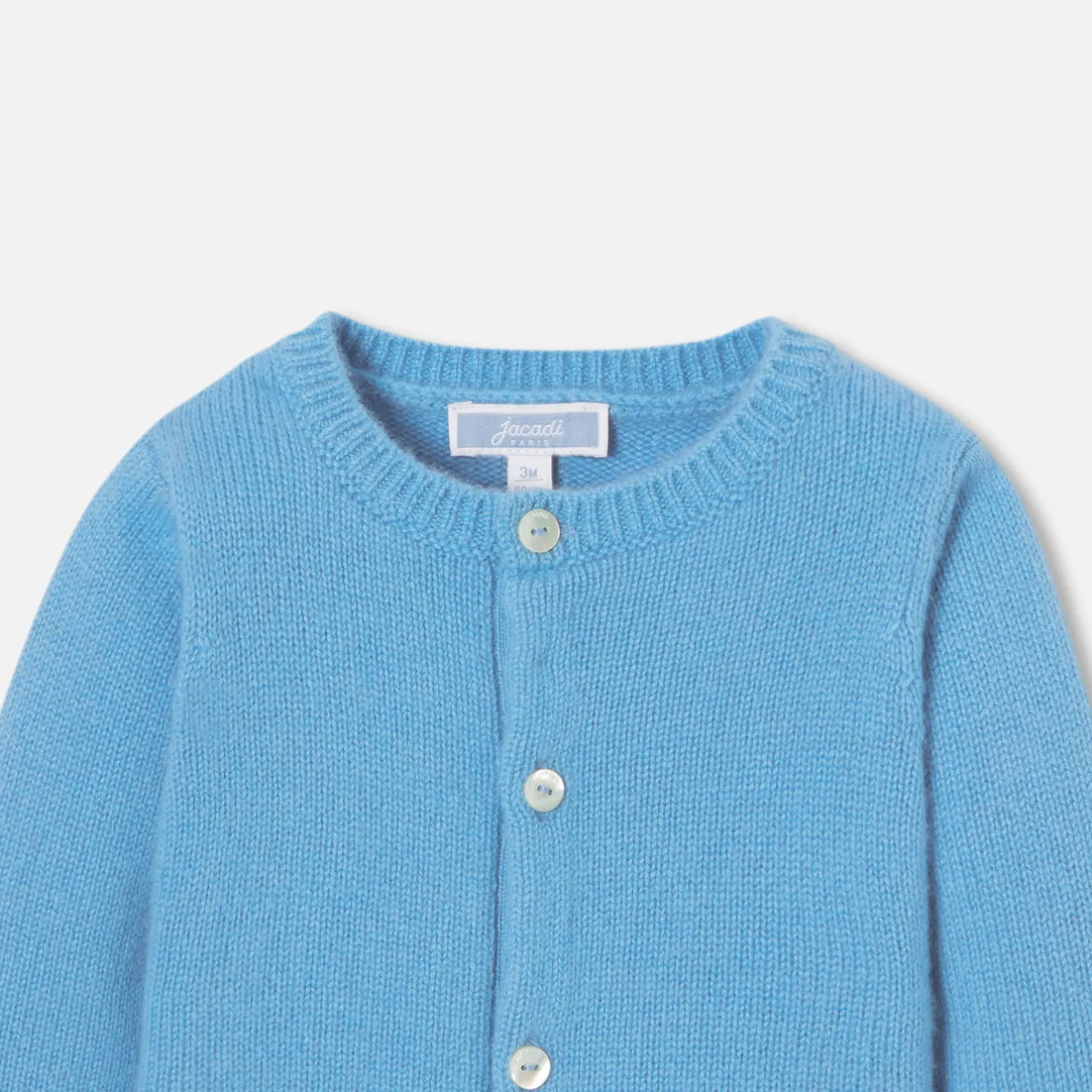 Jacadi Pullover & Cardigans>Strickjacke für Babys aus Kaschmir PREUSSISCHBLAU