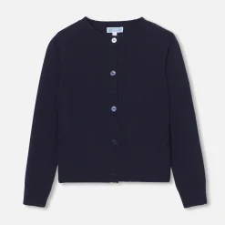 Jacadi Pullover, Sweatshirts, Strickjacken>Strickjacke für Mädchen MARINEBLAU JACADI