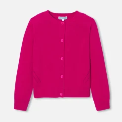 Jacadi Pullover, Sweatshirts, Strickjacken>Strickjacke für Mädchen HIMBEERE