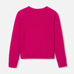 Jacadi Pullover, Sweatshirts, Strickjacken>Strickjacke für Mädchen HIMBEERE