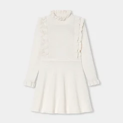 Jacadi Kleider & Röcke>Strickkleid für Mädchen WEICHES JACADI WEISS