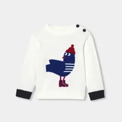 Jacadi Pullover, Sweatshirts, Strickjacken>Strickpullover Kleinkind Junge WEICHES JACADI WEISS
