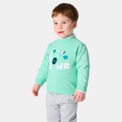 Jacadi Pullover, Sweatshirts, Strickjacken>Sweatshirt aus Molton für Jungen MANDEL GRÜN