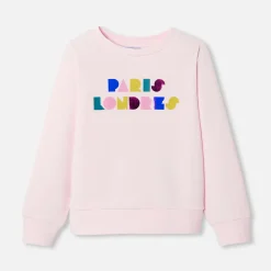 Jacadi Pullover, Sweatshirts, Strickjacken>Sweatshirt aus Molton für Mädchen ROSA PUDER JACADI