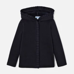 Jacadi Pullover, Sweatshirts, Strickjacken>Sweatshirt mit Reißverschluss für Mädchen MARINEBLAU JACADI