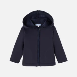 Jacadi Pullover, Sweatshirts, Strickjacken>Sweatshirt mit Reißverschluss für Mädchen MARINEBLAU JACADI