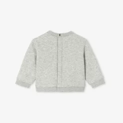 Jacadi Pullover, Sweatshirts, Strickjacken>Sweatshirt mit Sherpa-Futter Kleinkind Junge GRAU MELIERT HELL JACADI