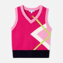 Jacadi Pullover, Sweatshirts, Strickjacken>Tanktop-Pullover für Mädchen ROSA/MEHRFARBIG