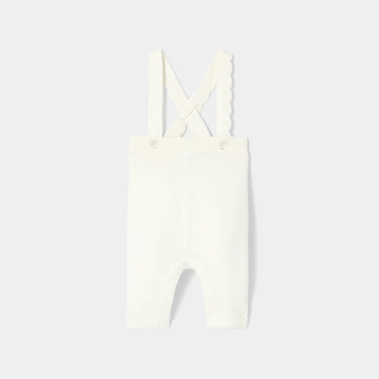 Jacadi Hosen & Shorts>Trägerhose für Mädchen WEICHES JACADI WEISS