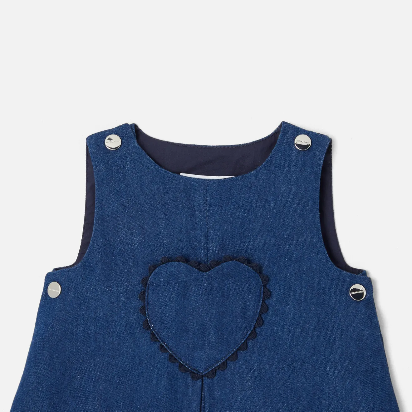Jacadi Kleider>Trägerkleid aus Jeansstoff JEANSDUNKELBLAU