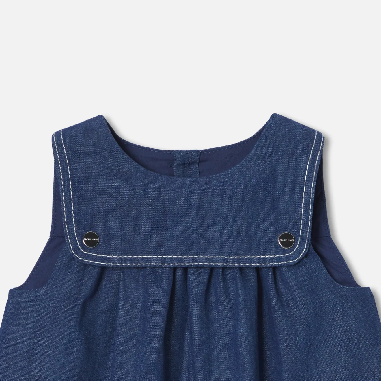Jacadi Kleider>Trägerkleid für Baby Mädchen aus leichtem Denim JEANSDUNKELBLAU