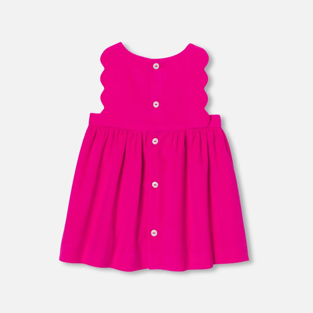 Jacadi Kleider>Trägerkleid für Baby Mädchen aus Samt HIMBEERE