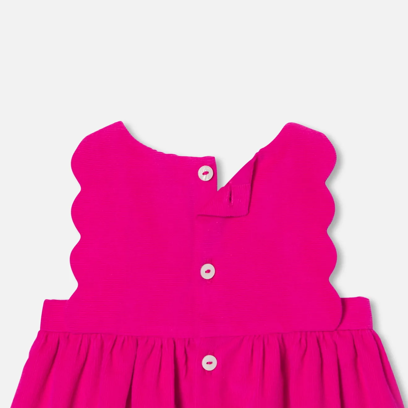 Jacadi Kleider>Trägerkleid für Baby Mädchen aus Samt HIMBEERE
