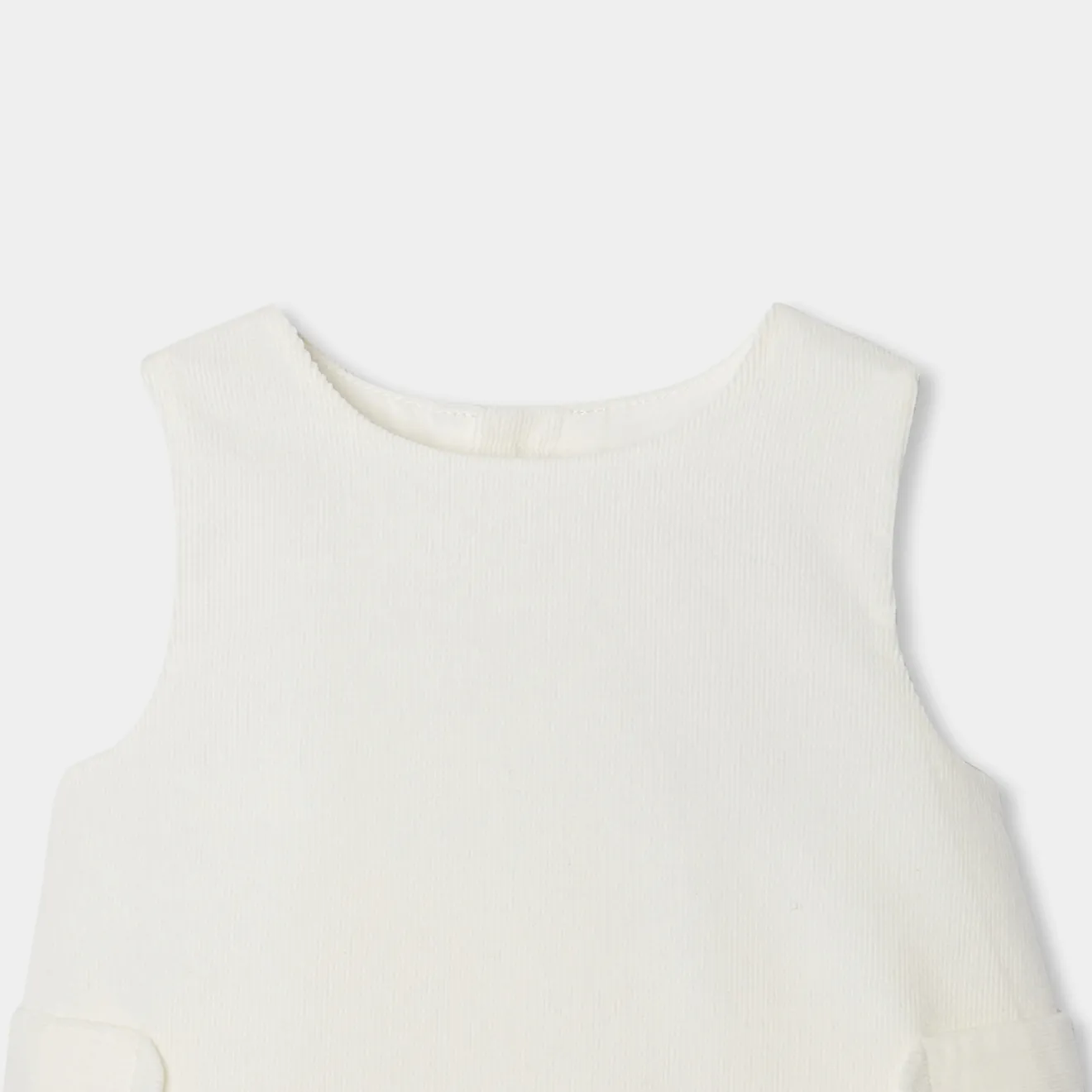 Jacadi Kleider>Trägerkleid für Baby Mädchen aus Samt WEICHES JACADI WEISS
