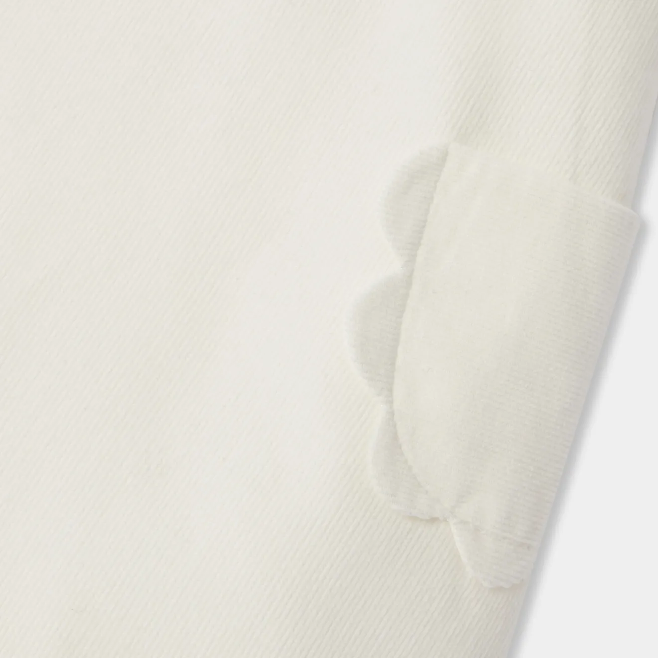 Jacadi Kleider>Trägerkleid für Baby Mädchen aus Samt WEICHES JACADI WEISS