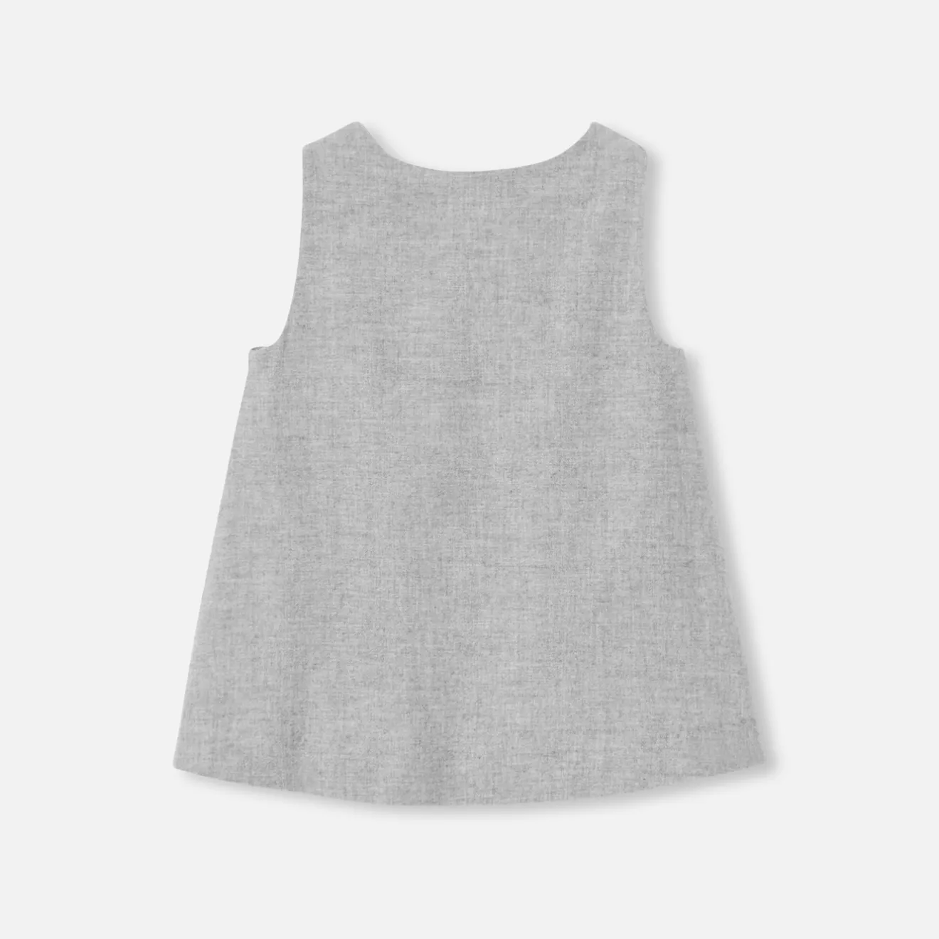 Jacadi Kleider>Trägerkleid für Baby Mädchen aus Flanell GRAU MELIERT HELL JACADI