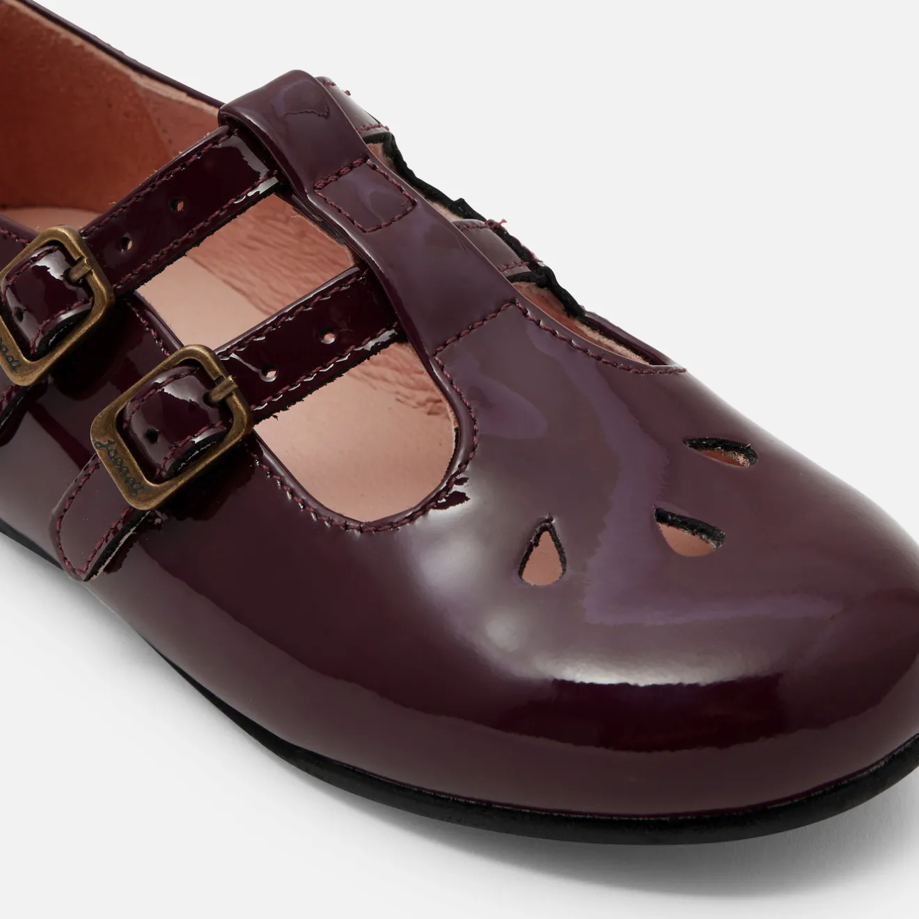 Jacadi Ballerinas & Riemchenschuhe>T-Riemchenschuhe aus Lackleder für Mädchen BORDEAUX