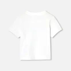 Jacadi T-Shirts, Polos, Langarmshirts>T-Shirt aus Bio-Baumwolle Kleinkind Junge JACADI WEISS