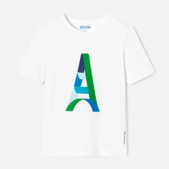 Jacadi T-Shirts, Polos, Langarmshirts|T-Shirts, Polos, Langarmshirts>T-Shirt mit Aufdruck für Jungen JACADI WEISS