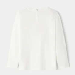 Jacadi T-Shirts, Polos, Langarmshirts>T-Shirt mit langen Ärmeln für Mädchen WEICHES JACADI WEISS