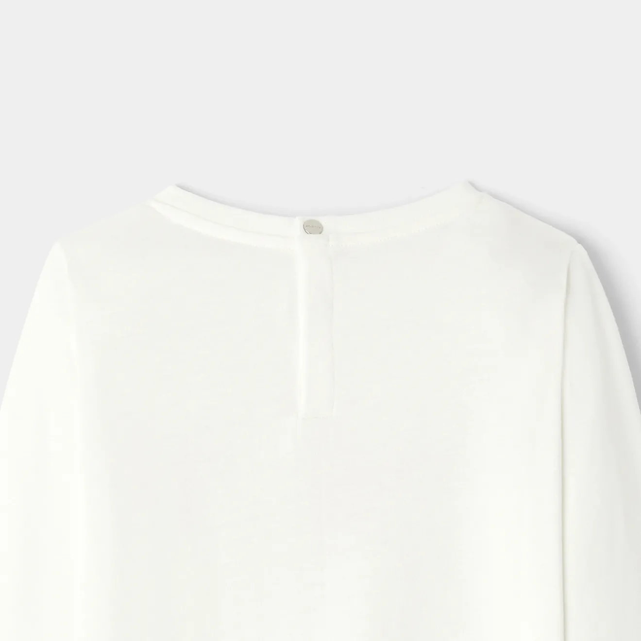 Jacadi T-Shirts, Polos, Langarmshirts>T-Shirt mit langen Ärmeln für Mädchen WEICHES JACADI WEISS